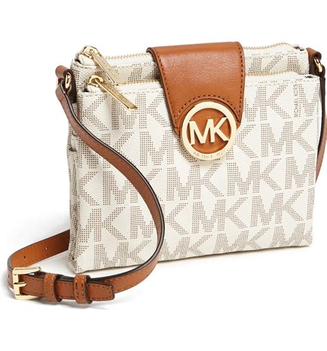 michael michael kors signature fulton large crossbody bag|Fulton Large Pebbled Leather Crossbody Bag .